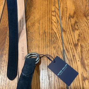 Peter Millar Blue calf suede women’s belt